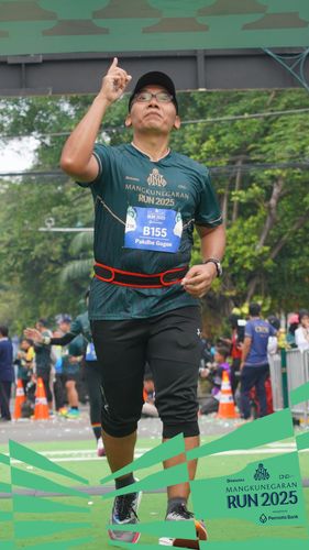 Race photo from Mangkunegaran Run 2025