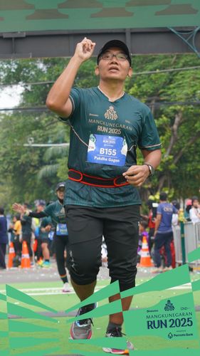Race photo from Mangkunegaran Run 2025