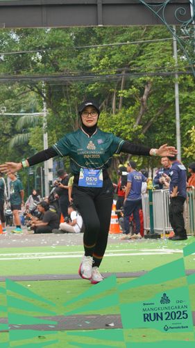 Race photo from Mangkunegaran Run 2025