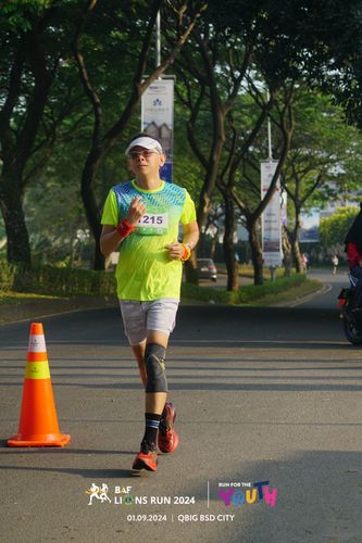 Race photo from BAF LIONS RUN 2024