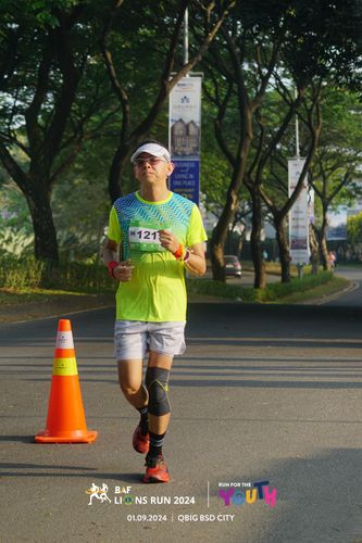 Race photo from BAF LIONS RUN 2024