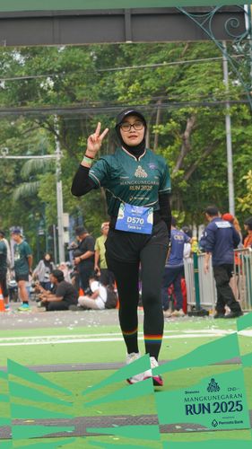 Race photo from Mangkunegaran Run 2025