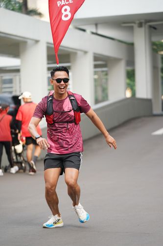 Race photo from Assurance Fun Run 2024