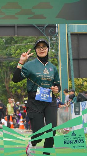 Race photo from Mangkunegaran Run 2025