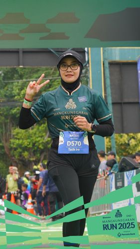 Race photo from Mangkunegaran Run 2025