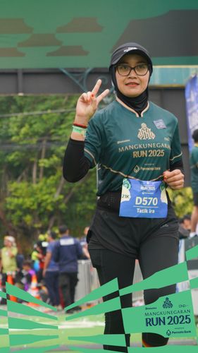 Race photo from Mangkunegaran Run 2025