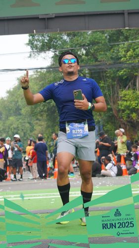 Race photo from Mangkunegaran Run 2025