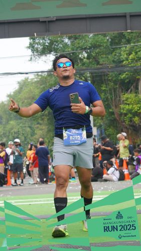 Race photo from Mangkunegaran Run 2025