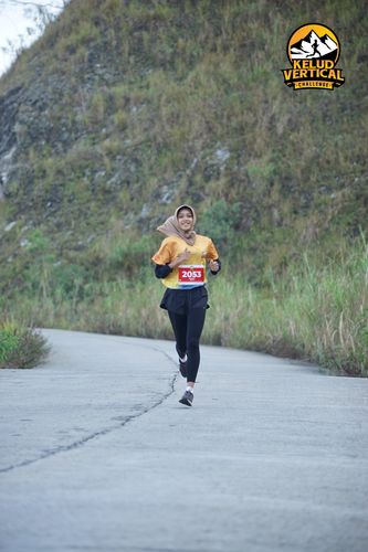 Race photo from Kelud Vertical Challenge 2024