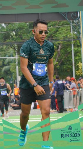 Race photo from Mangkunegaran Run 2025