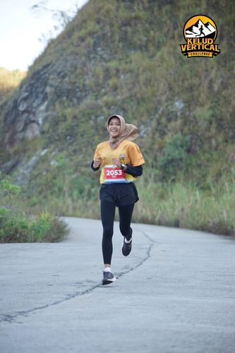 Race photo from Kelud Vertical Challenge 2024