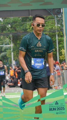Race photo from Mangkunegaran Run 2025