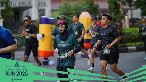 Race photo from Mangkunegaran Run 2025