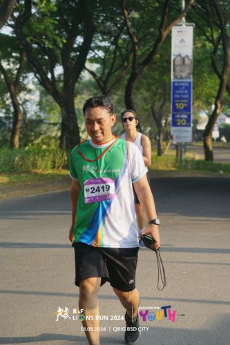 Race photo from BAF LIONS RUN 2024