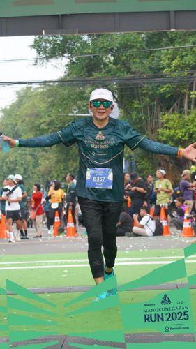 Race photo from Mangkunegaran Run 2025