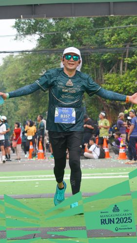 Race photo from Mangkunegaran Run 2025