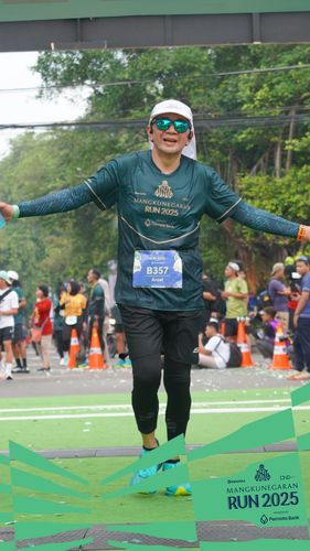 Race photo from Mangkunegaran Run 2025