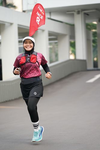 Race photo from Assurance Fun Run 2024