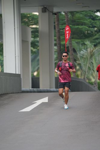 Race photo from Assurance Fun Run 2024