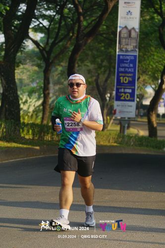 Race photo from BAF LIONS RUN 2024