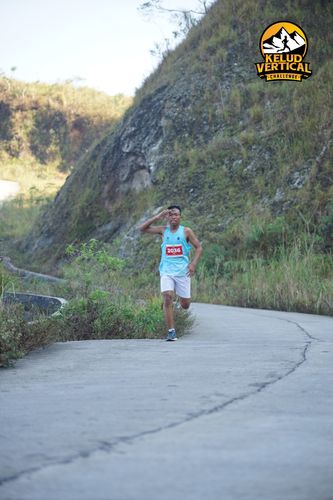 Race photo from Kelud Vertical Challenge 2024