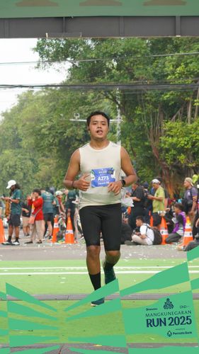 Race photo from Mangkunegaran Run 2025