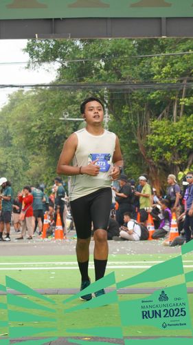 Race photo from Mangkunegaran Run 2025