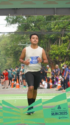 Race photo from Mangkunegaran Run 2025