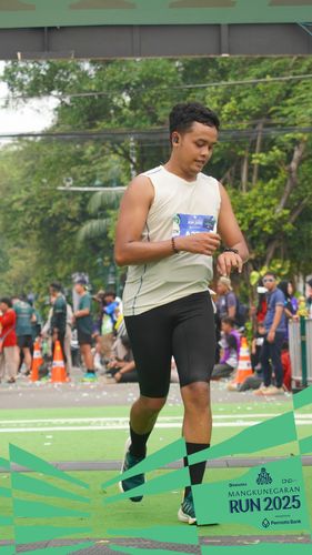 Race photo from Mangkunegaran Run 2025
