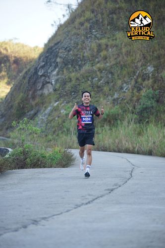 Race photo from Kelud Vertical Challenge 2024