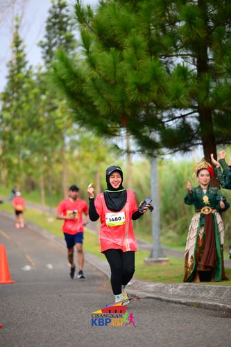 Race photo from CISANGKAN KBP CITY RUN 2025