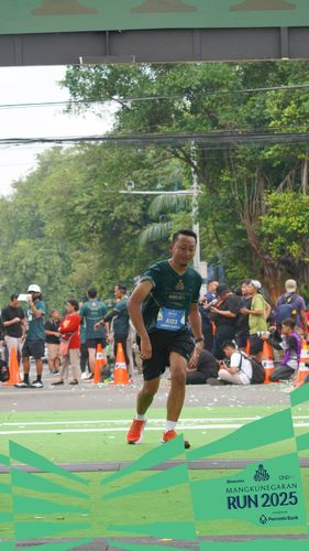 Race photo from Mangkunegaran Run 2025