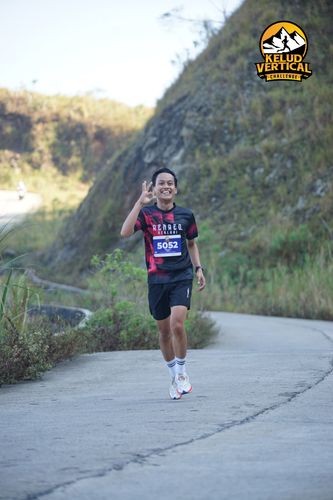 Race photo from Kelud Vertical Challenge 2024