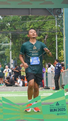 Race photo from Mangkunegaran Run 2025