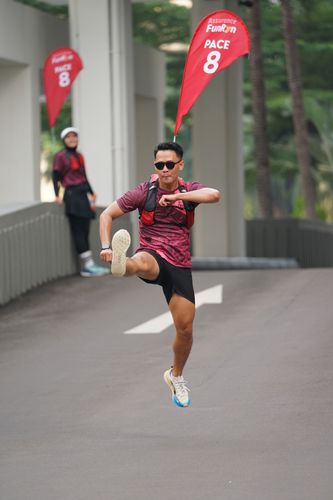 Race photo from Assurance Fun Run 2024