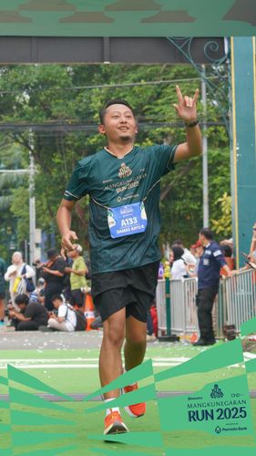 Race photo from Mangkunegaran Run 2025