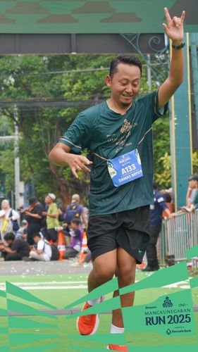 Race photo from Mangkunegaran Run 2025