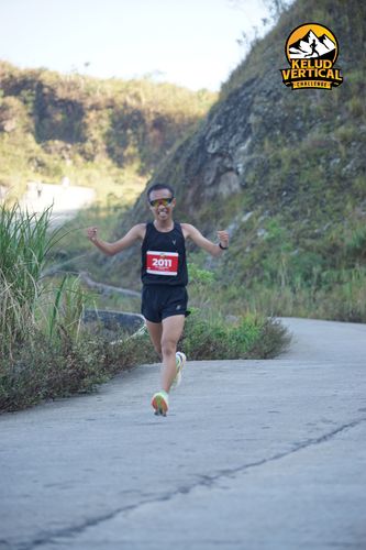 Race photo from Kelud Vertical Challenge 2024