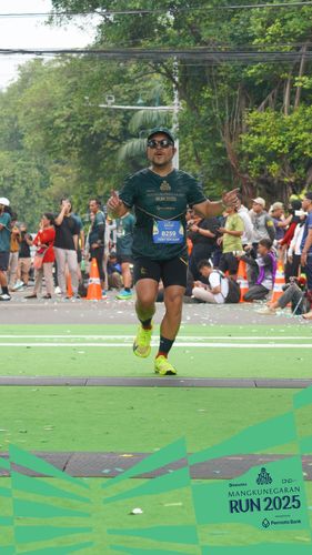 Race photo from Mangkunegaran Run 2025