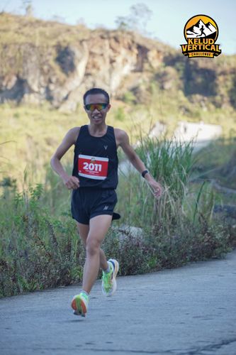 Race photo from Kelud Vertical Challenge 2024
