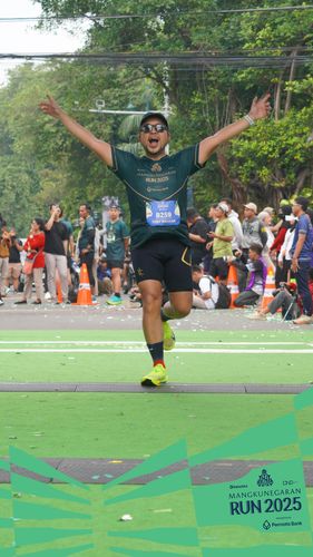 Race photo from Mangkunegaran Run 2025