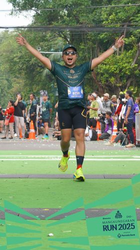 Race photo from Mangkunegaran Run 2025