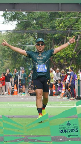 Race photo from Mangkunegaran Run 2025