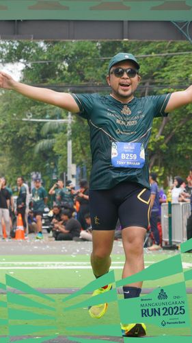 Race photo from Mangkunegaran Run 2025