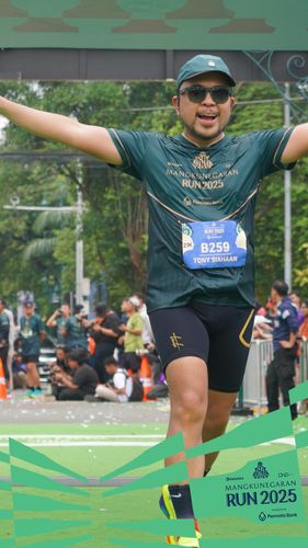 Race photo from Mangkunegaran Run 2025