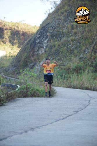 Race photo from Kelud Vertical Challenge 2024