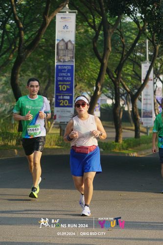 Race photo from BAF LIONS RUN 2024