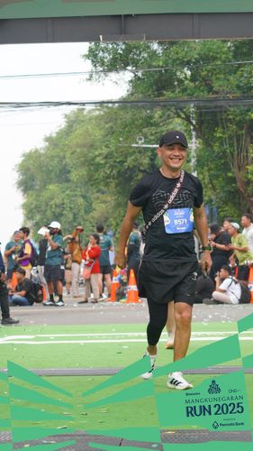 Race photo from Mangkunegaran Run 2025