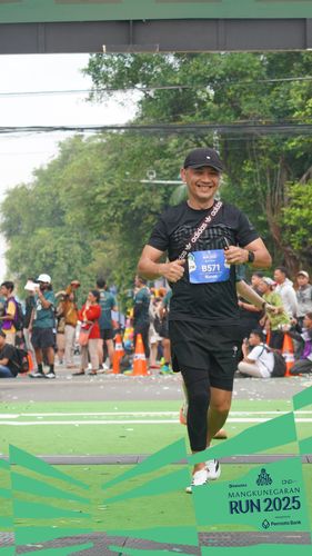 Race photo from Mangkunegaran Run 2025