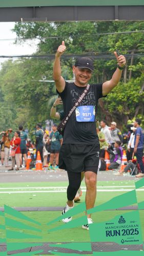 Race photo from Mangkunegaran Run 2025